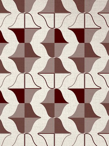 The song of whales - abstract expressionism Brown Beige