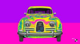 Saab 95 break Pop Art