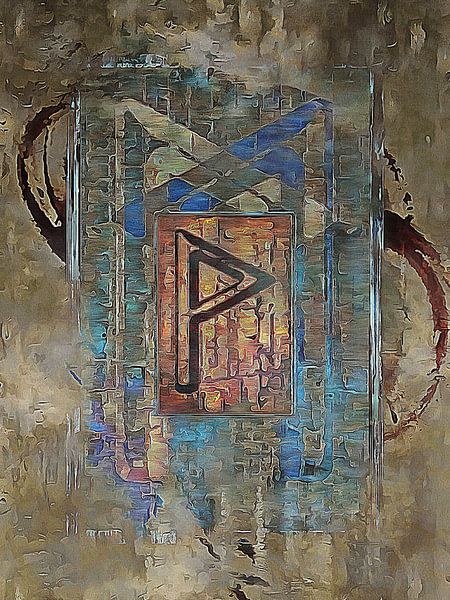 Wunjo Rune Character by Dorothy Berry-Lound