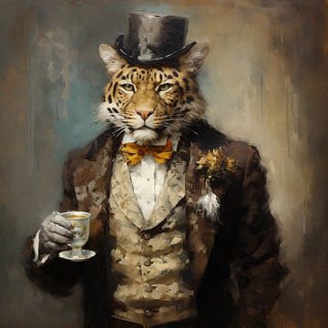 Portrait classique | Noble portrait de léopard