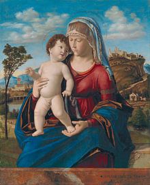 Cima da Conegliano, Madone et enfant dans un paysage, 1496-99 sur Atelier Liesjes