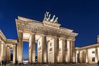 Brandenburger Tor Berlin in het blauwe uur van Frank Herrmann thumbnail