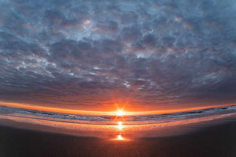 Sunset. Beach Noordwijk by Yanuschka | Fotografie Noordwijk