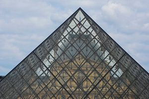 Paris Louvre sur Blond Beeld