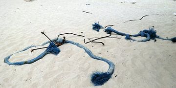 Touw op strand by Elles Roelofs