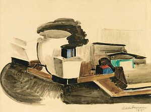 Roger de La Fresnaye - Stillleben mit Pfeife (1913)