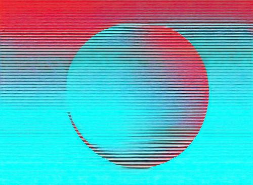 Rouge Bleu Contraste