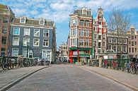 Stadtbild von Amsterdam an der Gelderse Kade von Eye on You Miniaturansicht