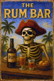 La peinture du bar à rhum. sur Johannes