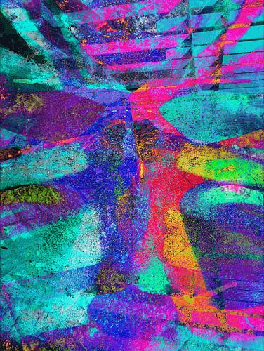 Modern, Abstract Digitaal Kunstwerk – Hide Beneath This Skin