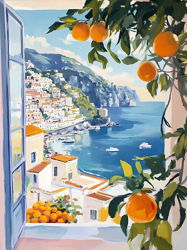 Mediterranean Window View