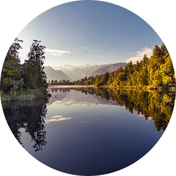 Lake Matheson, Nieuw Zeeland van WvH