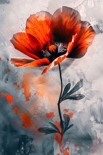 Art numérique scénique de la fleur d'oranger