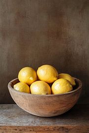 Rustic bowl with lemons by Imperial Art House