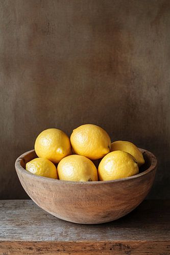 Bol rustique avec citrons