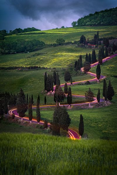 Lightspeed in Tuscany par Edwin Mooijaart