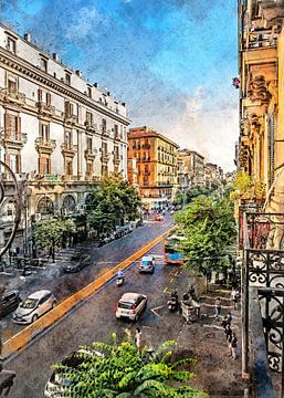 Neapol Napoli Italy city art #Napoli sur JBJart Justyna Jaszke