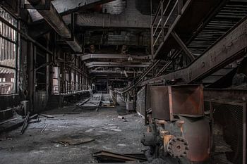 Transporthalle Eisen geschmiedet