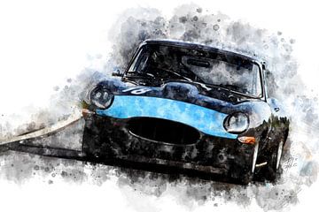 Jaguar E-Type Racing by Theodor Decker