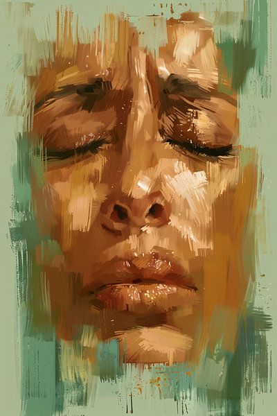 Portrait expressif d'une femme en larmes par Imperial Art House