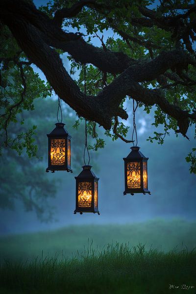 Light in the fog by Poster Art Shop