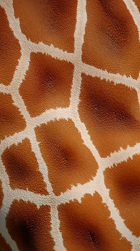 Close up van de huid van een giraf