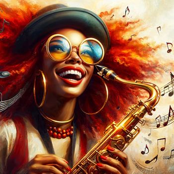 Spaß mit dem Saxophon