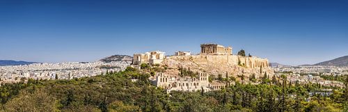 Panorama d'Athènes avec l'Acropole