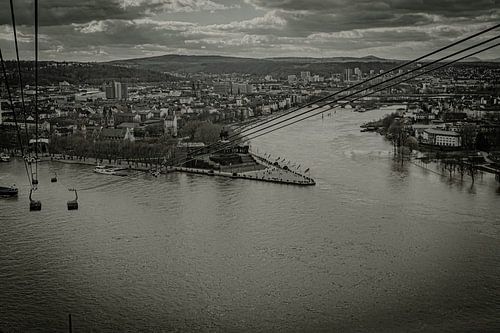 Hochwasser am Deutschen Eck