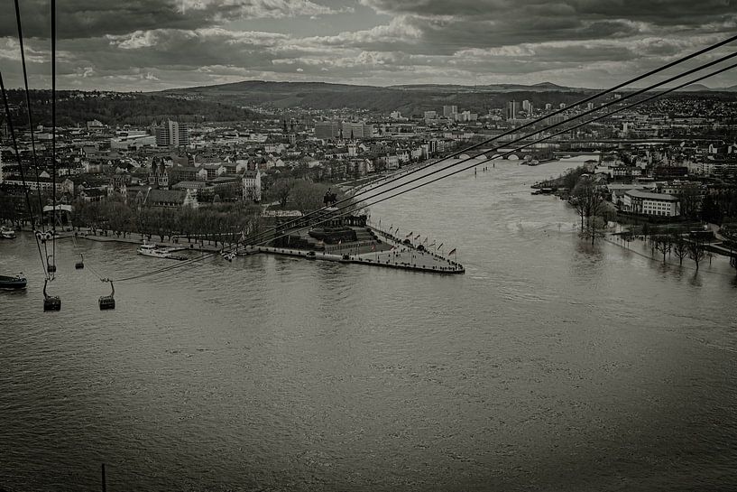 La crue des eaux au German Corner par Thomas Vierbuchen
