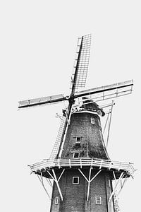 Stattliche friesische Windmühle | Friesland, Niederlande | Reisefotografie