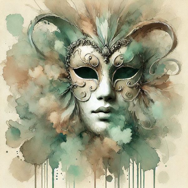 Venetian mask by Nicolette Vermeulen
