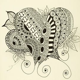Zentangle Kunst von Anja  Bulté