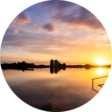 Sunset Vreugderijkerwaard ~Zwolle
