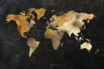 Dramatic World Map, Omar Escalante