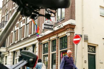 Utrecht - Bodytalk vanaf fiets van Wout van den Berg