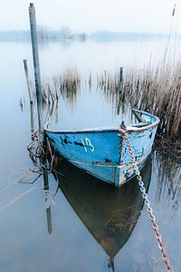 Le bateau bleu sur Max ter Burg Fotografie