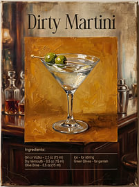 Dirty Martini Cocktail Recipe