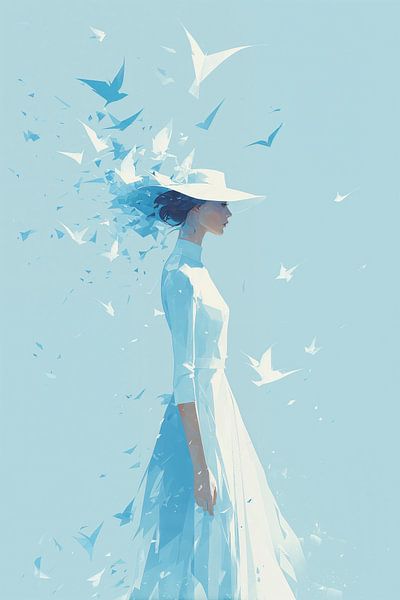 Dance with the Birds in Blue no. 3 by Studio BB