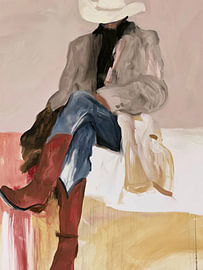 Le cow-boy sur M.A.Z.U.N.
