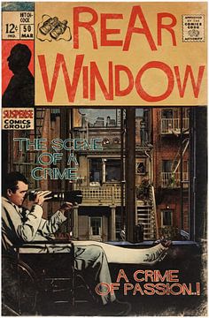 Rear Window - Alfred Hitchcock Comic Book Fan Art by Jarrell Conn
