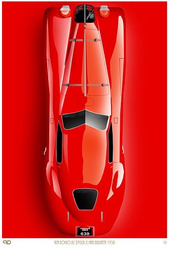 alfa romeo 8c 1938 sur Ernst Schilperoord