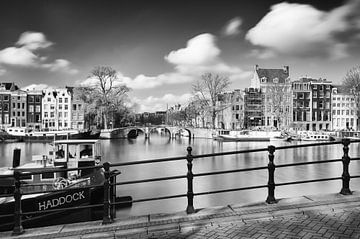 De Amstel met zicht op de Keizersgracht van Tony Buijse