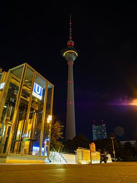 Eine Nacht im Zentrum von Berlin von Martijn Wit