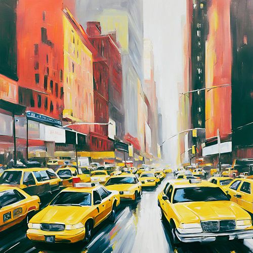 America Upper East Side Schilderij