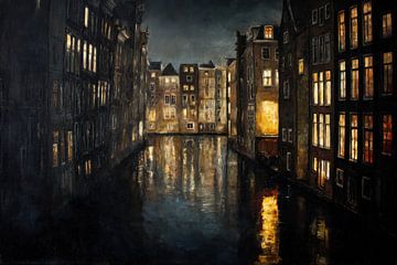 Lumière du soir à Amsterdam