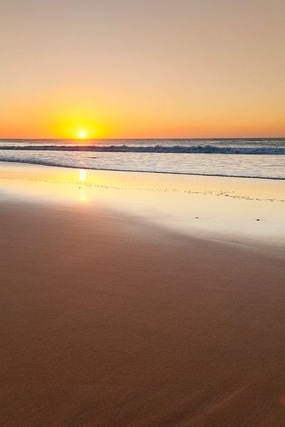 Dream beach at sunset, Fuerteventura, Canary Islands, Spain by Markus Lange