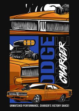 Dodge Charger RT Muscle Car sur Adam Khabibi