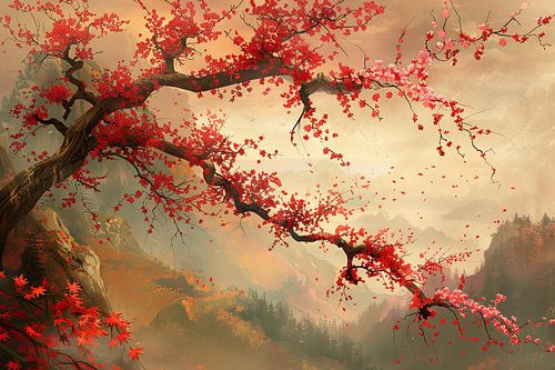 japanse kunst bloesem