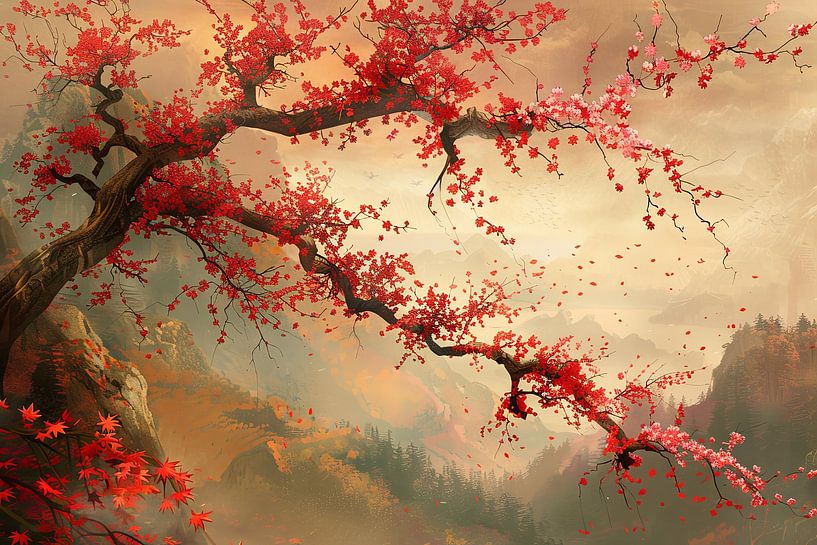 japanische Kunstblüte von Egon Zitter